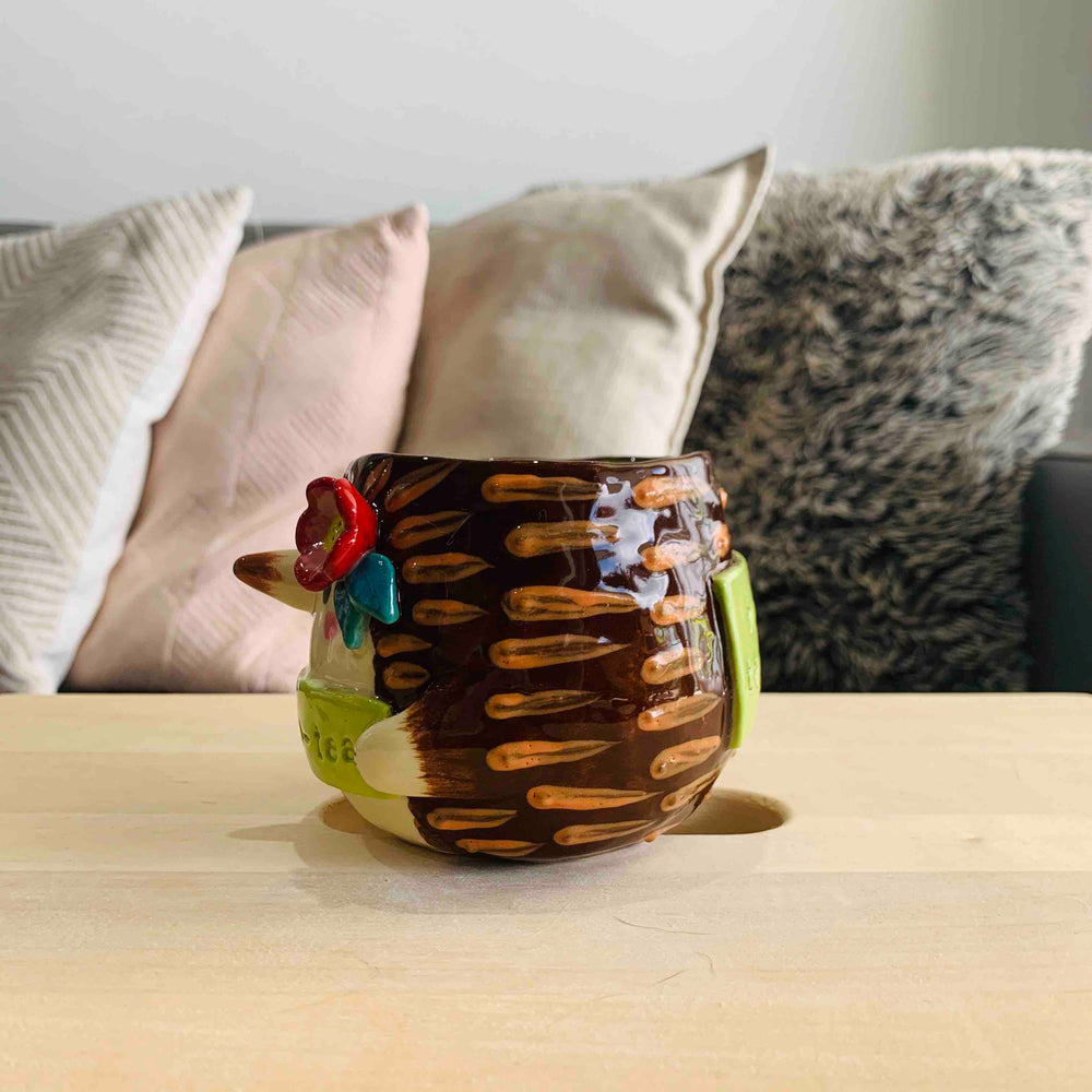 "Hello Cute-Tea" Echidna Tea Pun Mug - Approx 300-350ml, photo 3 of 5