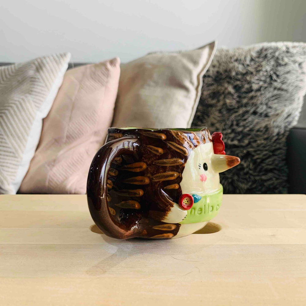 "Hello Cute-Tea" Echidna Tea Pun Mug - Approx 300-350ml, photo 4 of 5