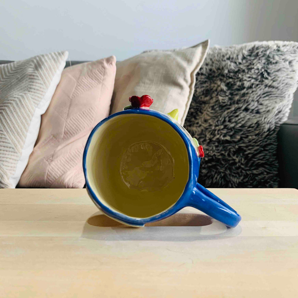 "Hello Cute-Tea" Penguin Tea Pun Mug - Approx 300-350ml, photo 4 of 4