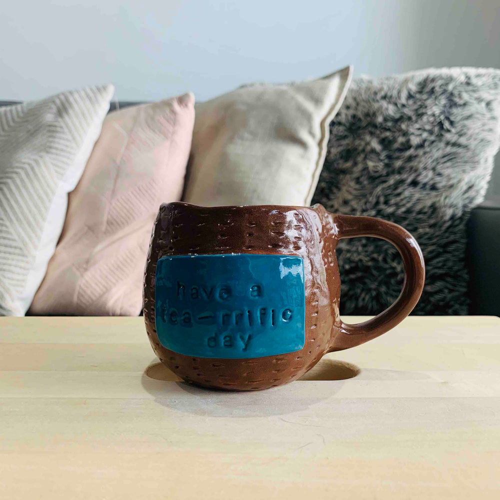 "Hello Cute-Tea" Sloth Tea Pun Mug - Approx 300-350ml, photo 2 of 4