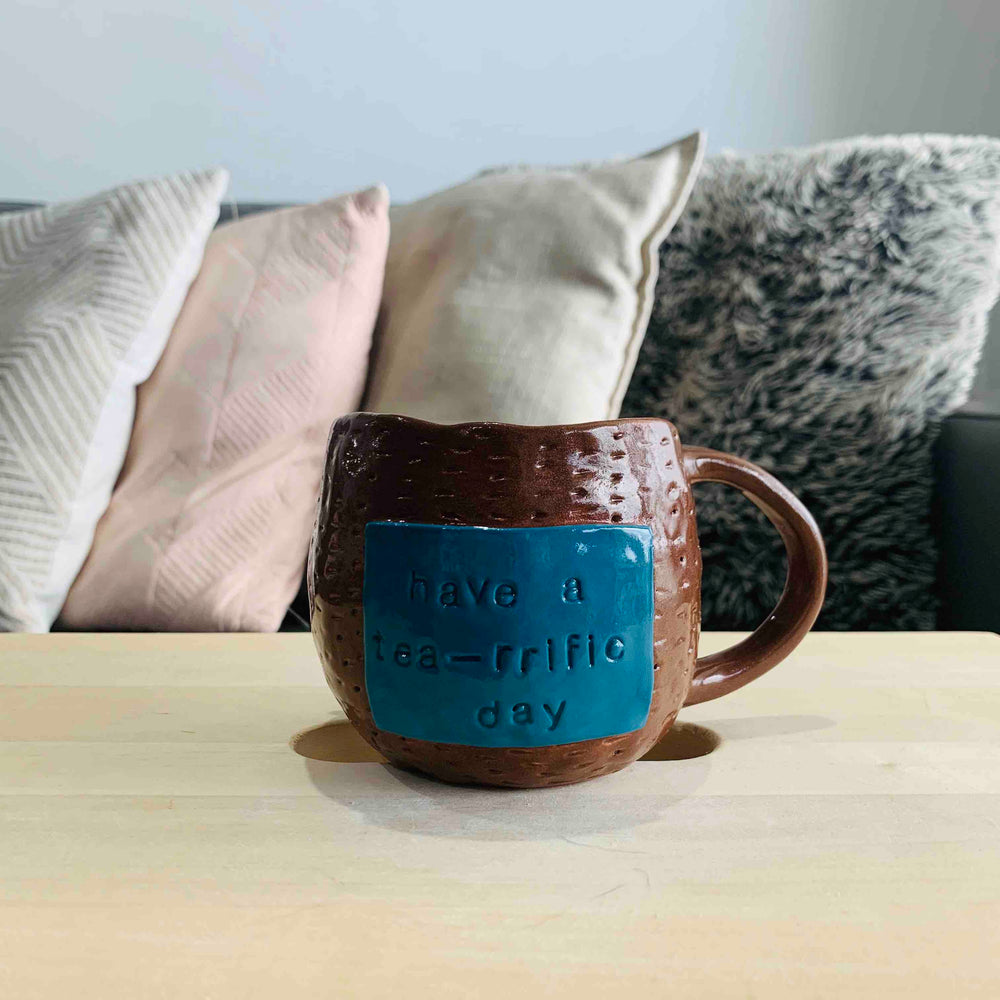 "Hey Hot-Tea" Sloth Tea Pun Mug - Approx 300-350ml, photo 3 of 4