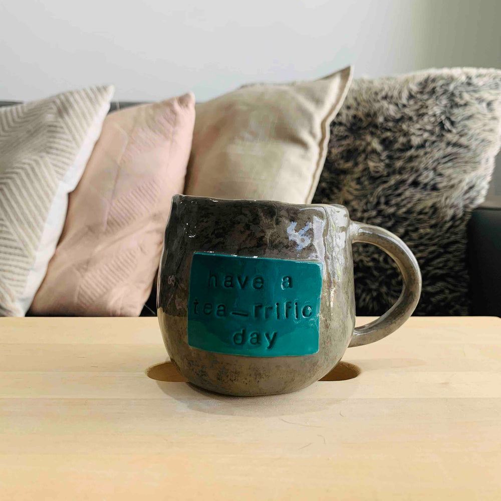"Hey Hot-Tea" Koala Tea Pun Mug - Approx 300-350ml, photo 3 of 4