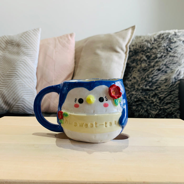 "Hi Sweet-Tea" Penguin Tea Pun Mug - Approx 300-350ml