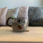 Koala Mug with Wombat Friend with tree trunk handle - approx. 300-350ml