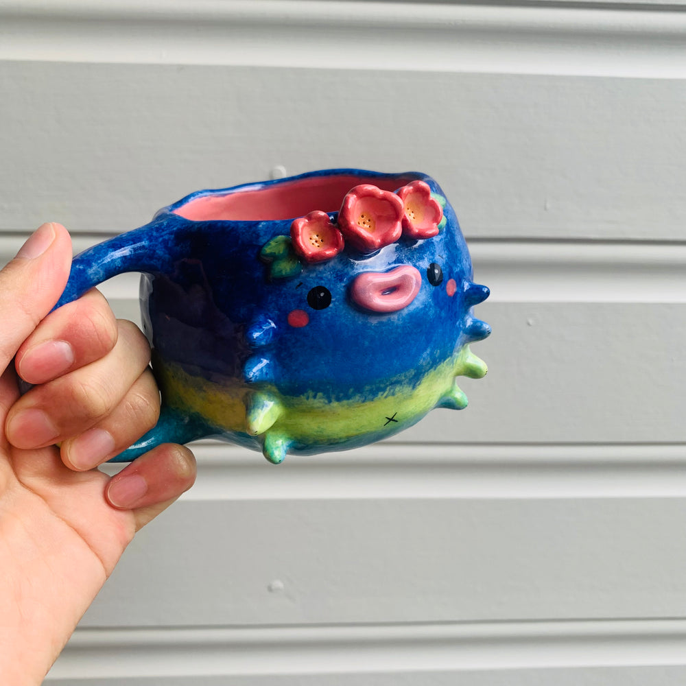 Ocean tardigrade mug - 350ml, photo 1 of 12