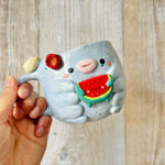 TARDIGRADE mug with watermelon friend