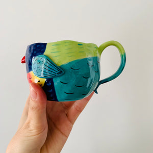 Rainbow lorikeet mug