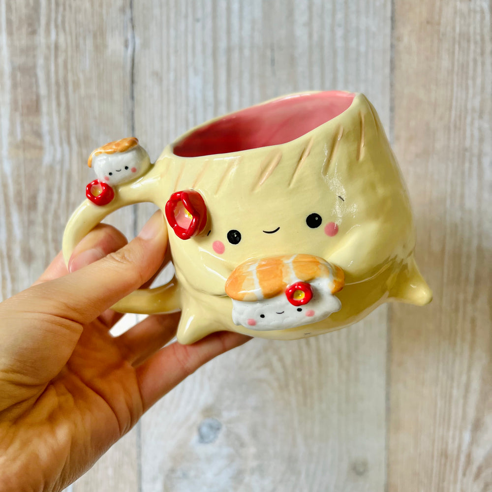 DUMPLING MUG with prawn nigiri friends, photo 9 of 10