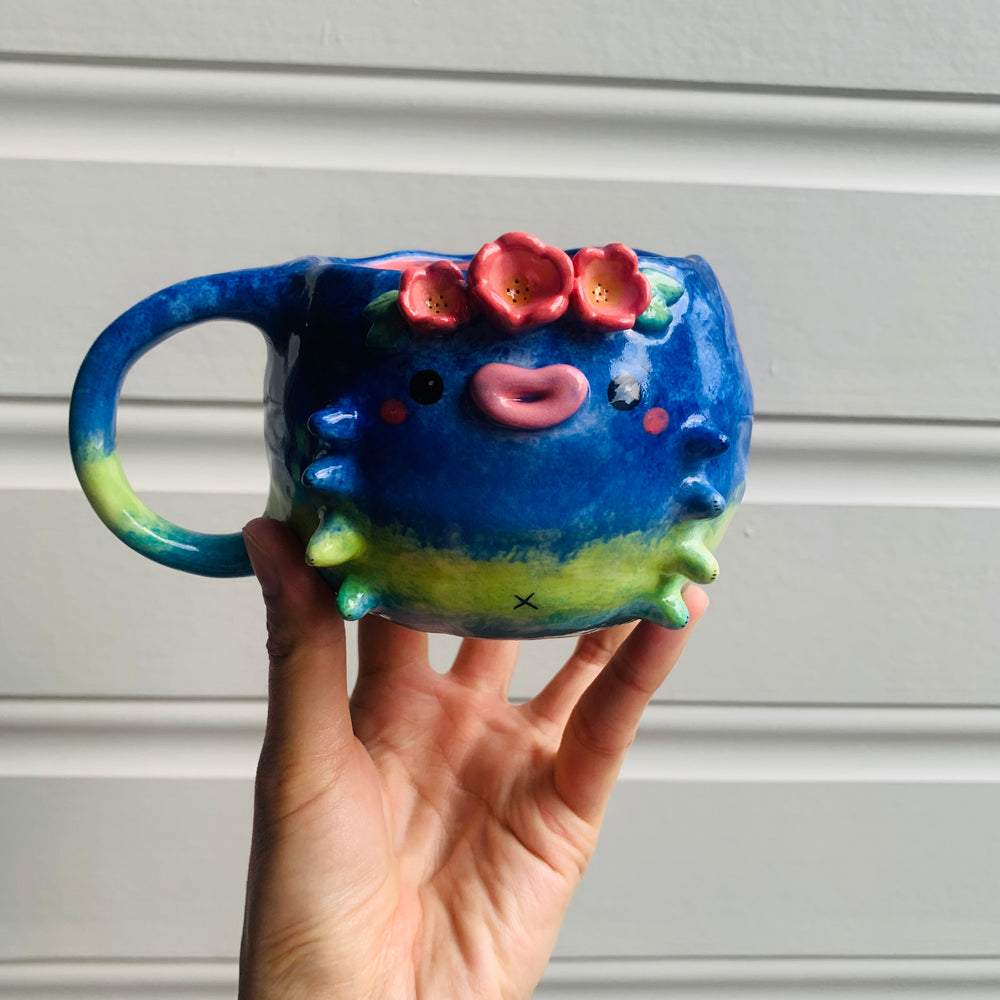 Ocean tardigrade mug - 350ml, photo 2 of 12