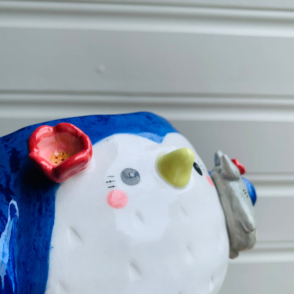 Penguin pot with Totoro friend, photo 7 of 11