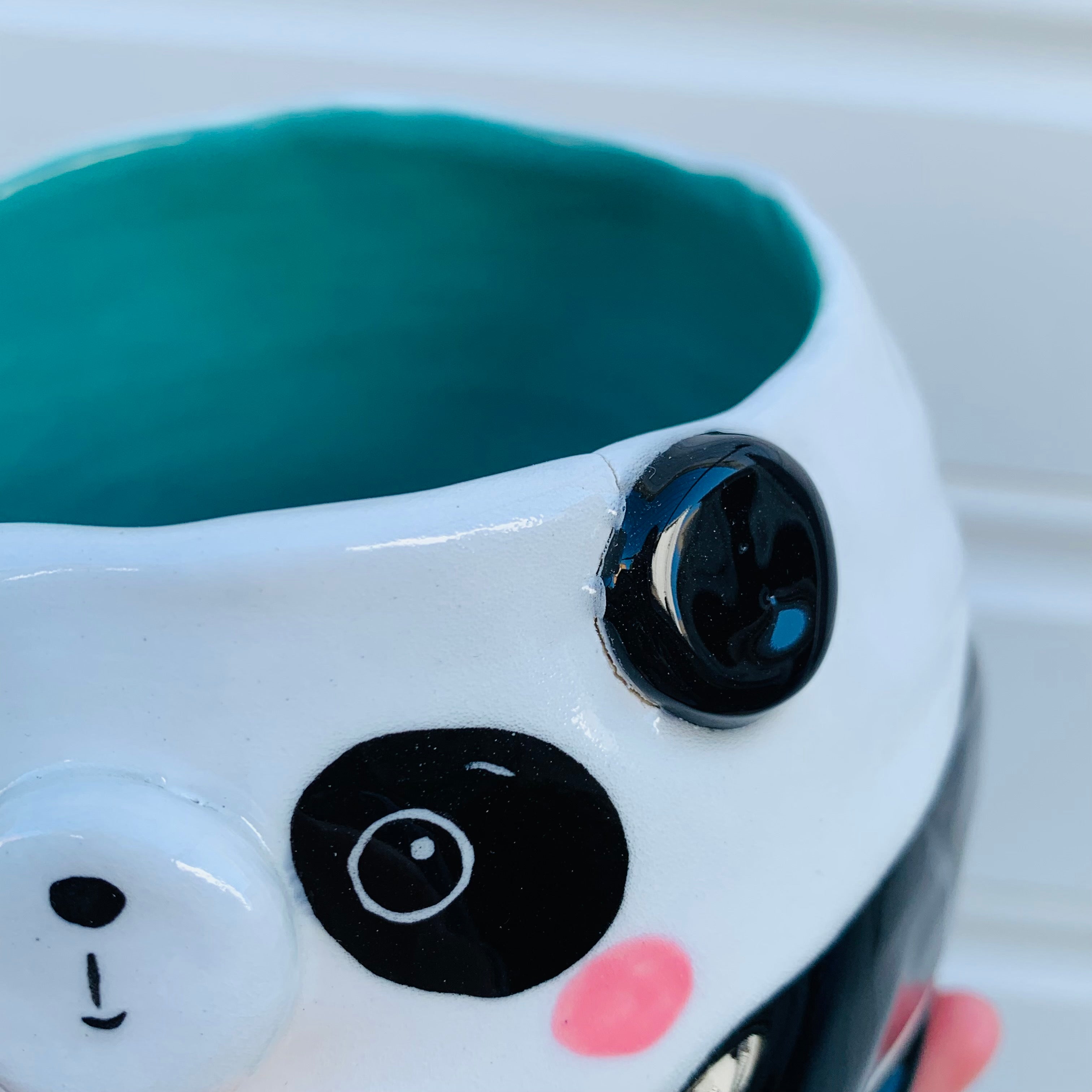 SECONDS - Panda with bubble tea planter