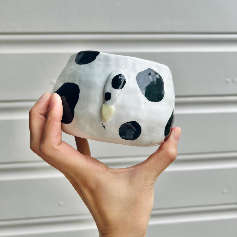 Flowery cow pot, photo 4 of 7