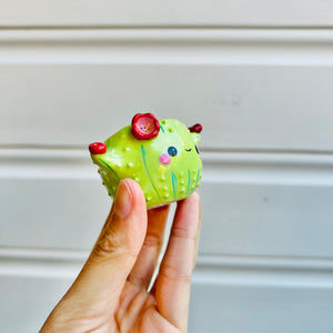 MINIS Flowery cactus pot