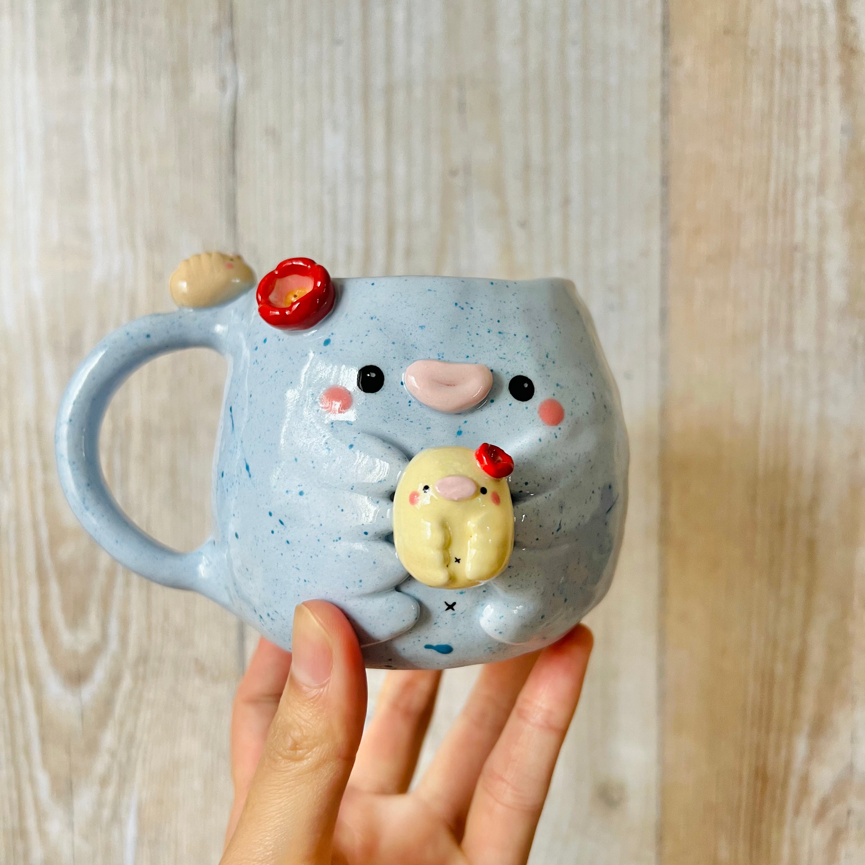 TARDIGRADE mug with tardigrade babies