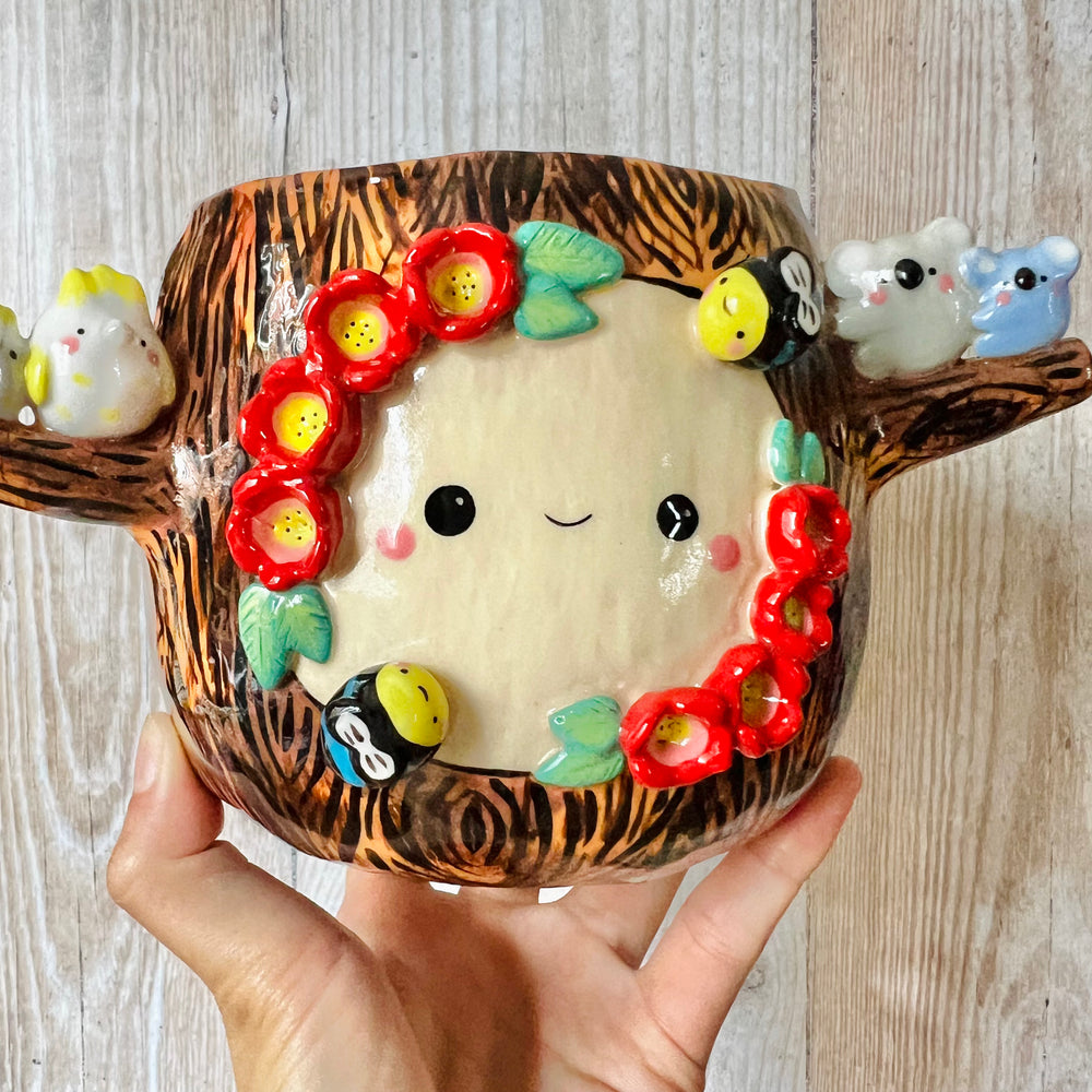 HAPPY TREE POT with Aussie animal friends, photo 9 of 9