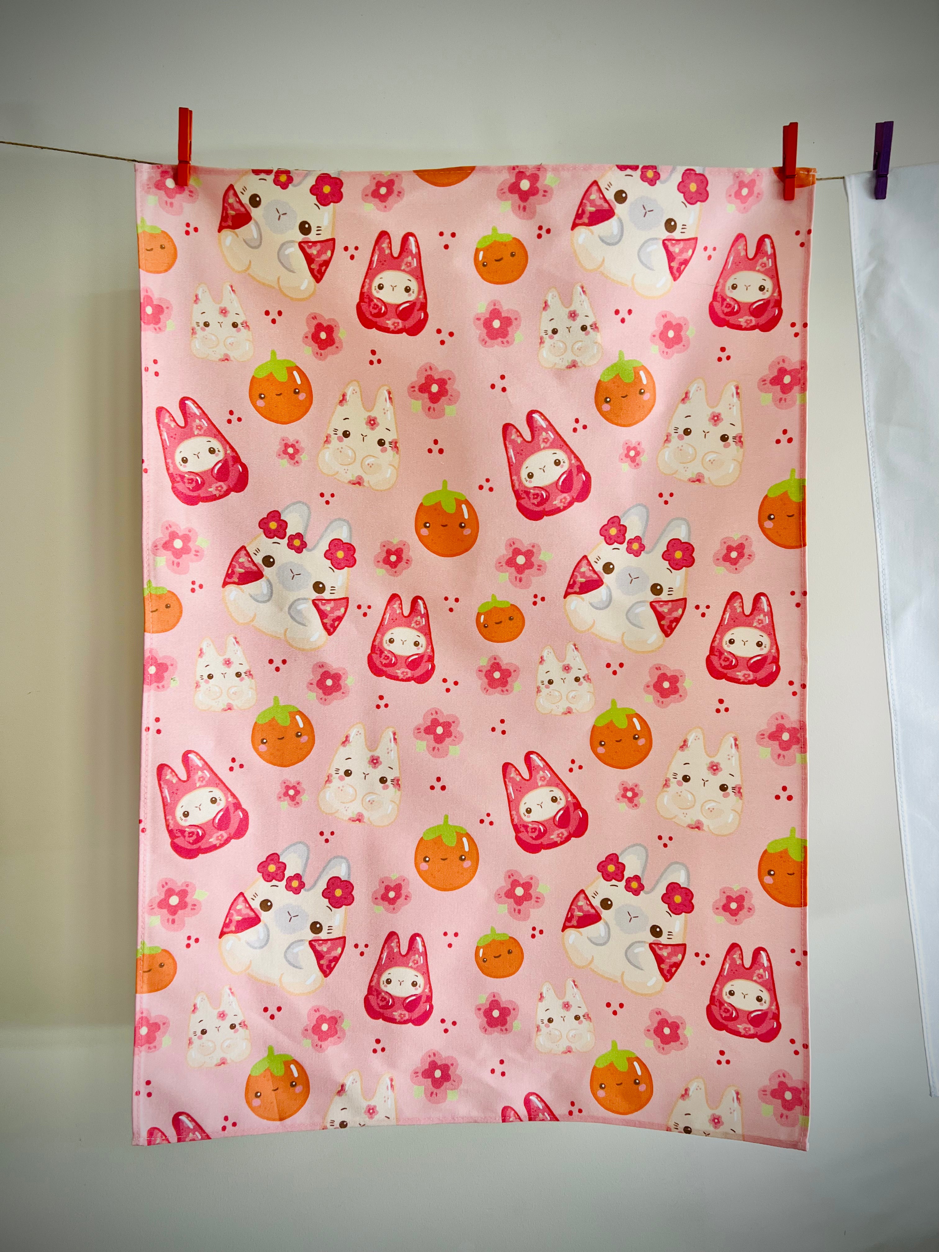 2 PACK LNY Year of the Bunny 2023 Tea Towels - limited edition