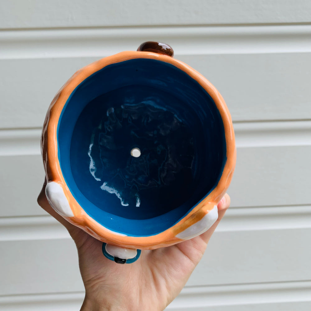 Red panda pot with bubble tea friend, photo 4 of 8