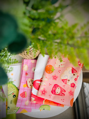 2 PACK LNY Year of the Bunny 2023 Tea Towels - limited edition