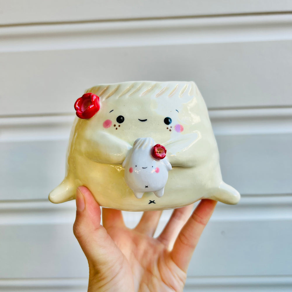Dumpling POT with dumpling friend & matching dish, photo 4 of 4