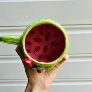 Flowery Cactus Mug with Koala friend