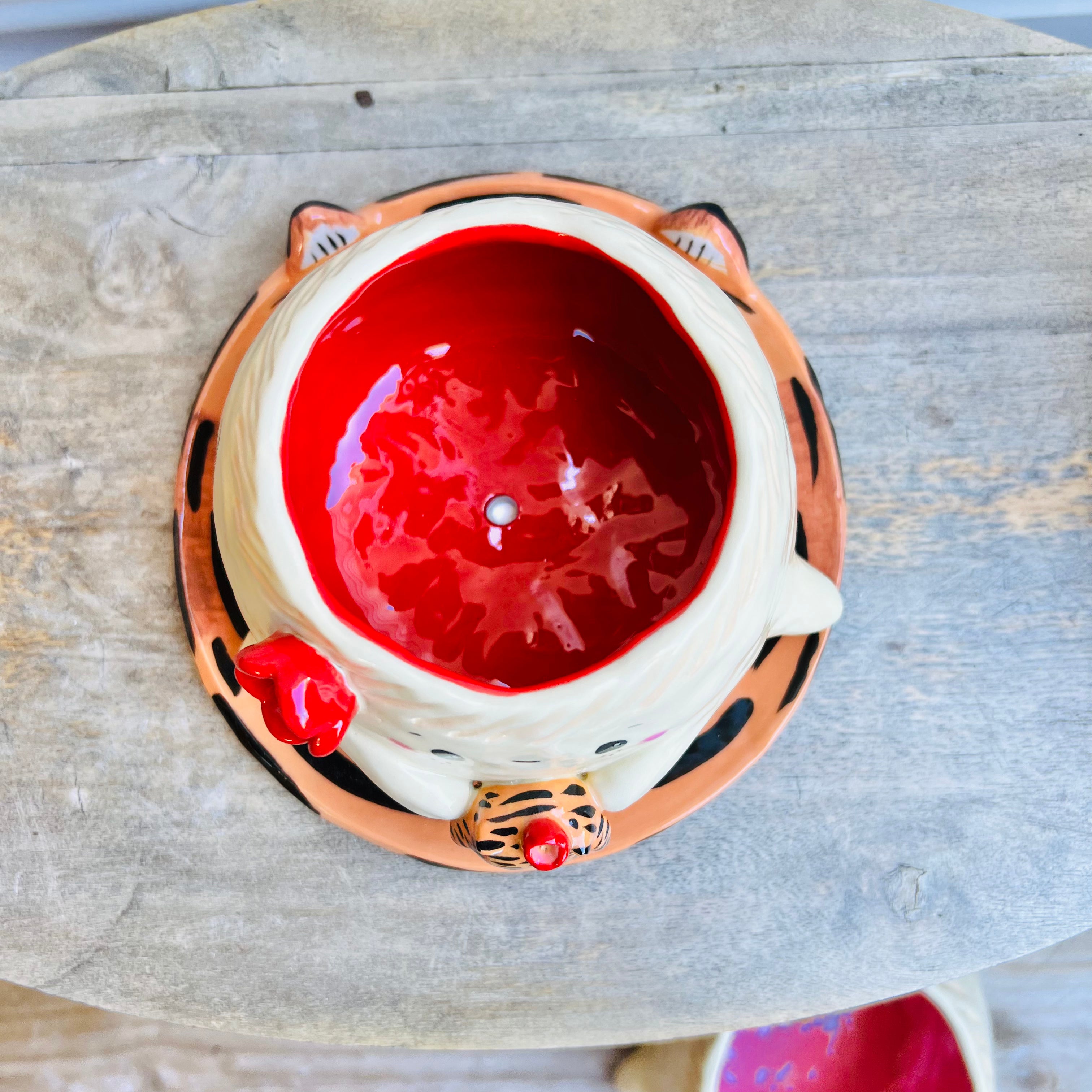 Dumpling POT with tiger friend & matching dish