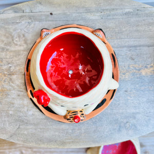 Dumpling POT with tiger friend & matching dish