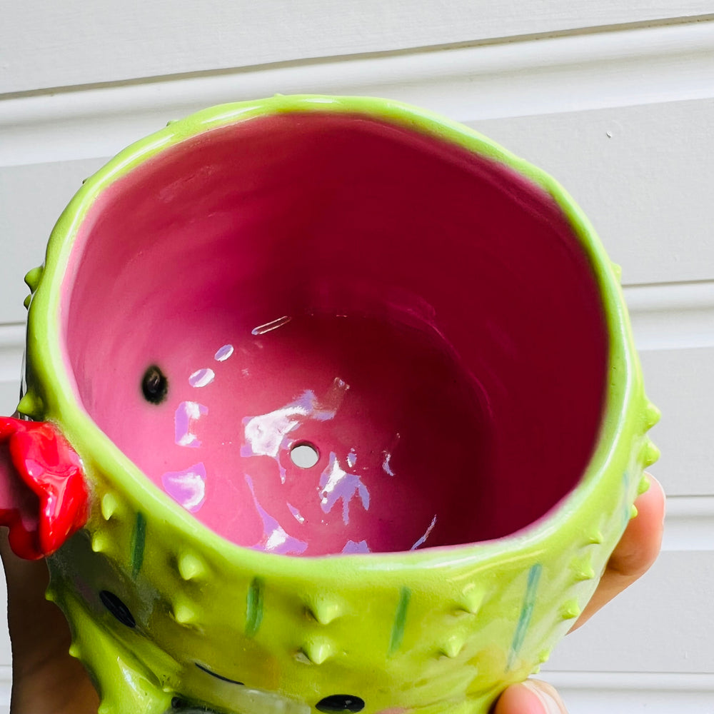 SECONDS: Flowery cactus pot with koala friend, photo 4 of 7