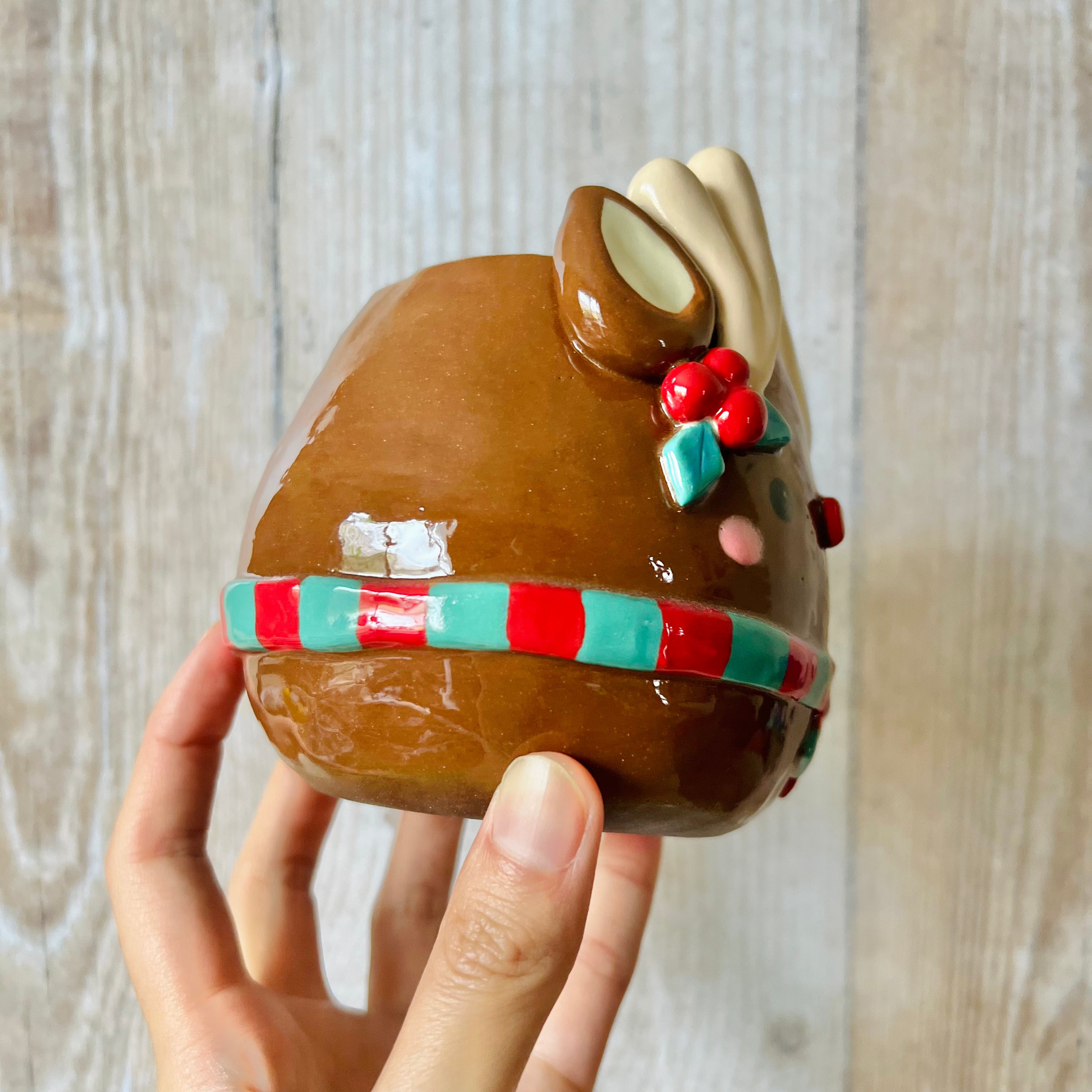 BAUBLE REINDEER POT