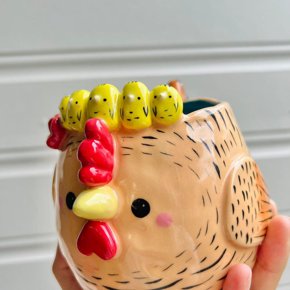 Orange chick crown chicken pot, photo 7 of 9