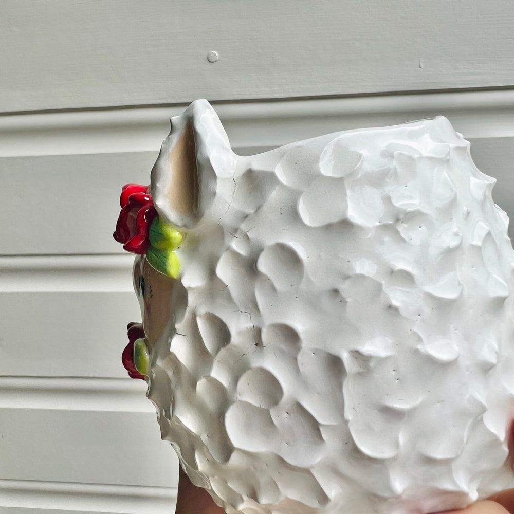 Flowery llama pot, photo 8 of 10