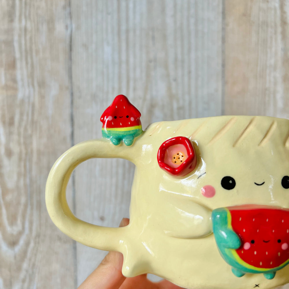 DUMPLING MUG with watermelon friends, photo 7 of 8