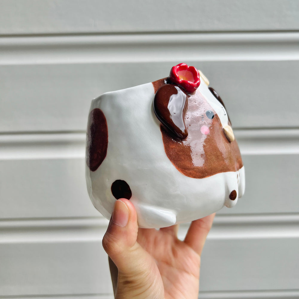Flowery goat pot, photo 2 of 7