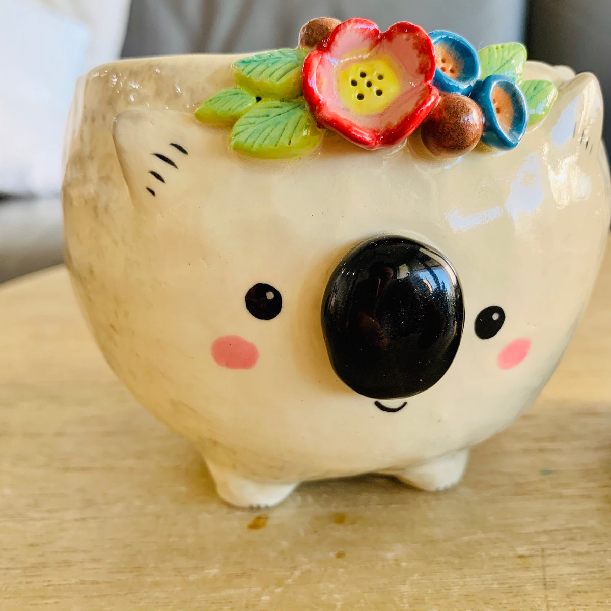 Wombat and cube poo pot set – Muld Pottery