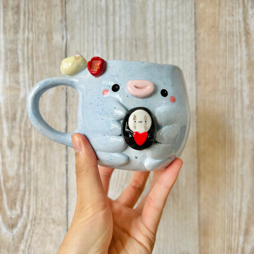 TARDIGRADE mug with No face friend