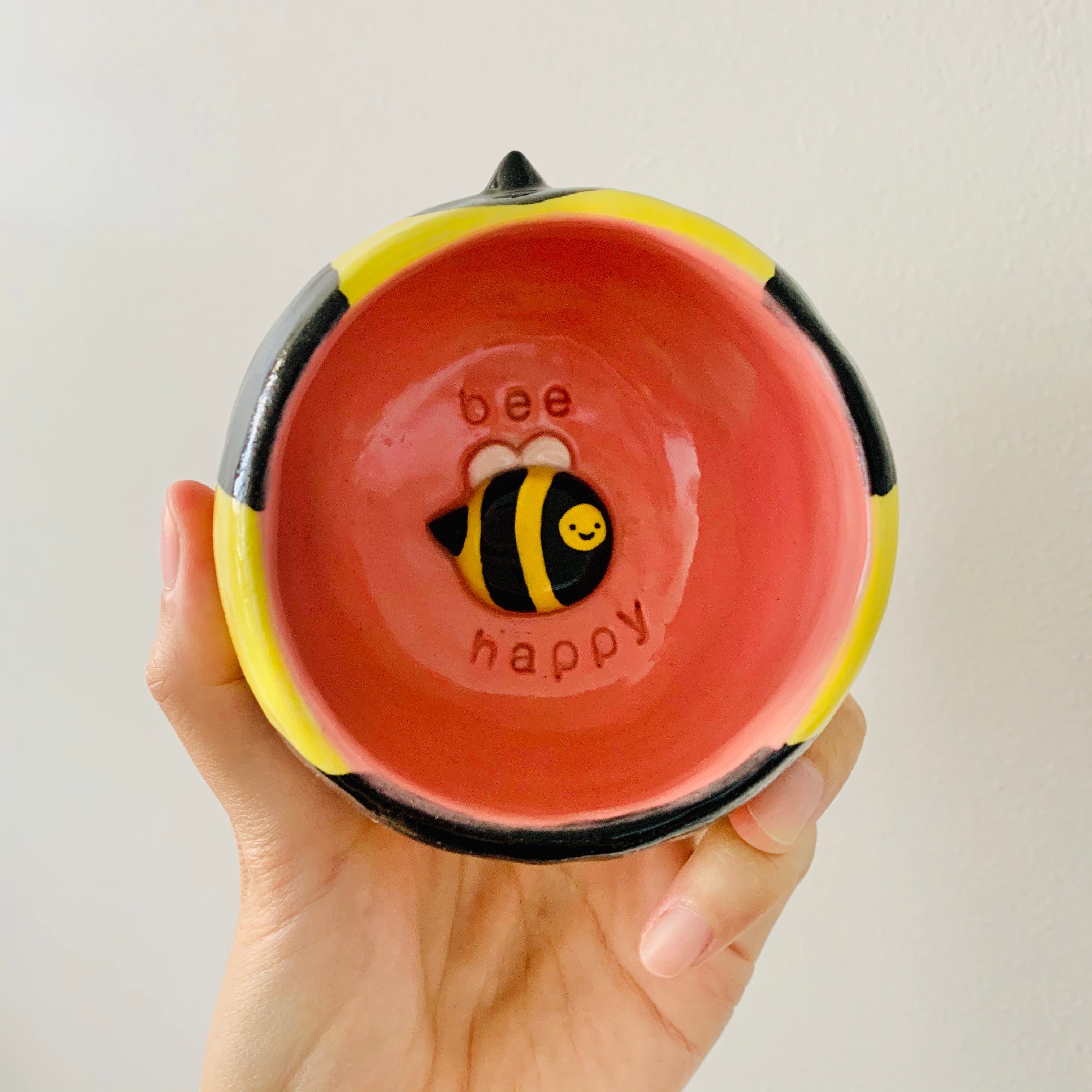 PINK ‘Bee Happy’ snack bowl