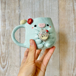 TARDIGRADE mug with Totoro friend