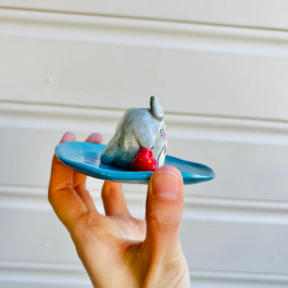 2 in 1 TOTORO vase trinket dish (with flaw), photo 3 of 5