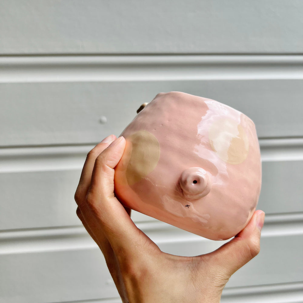 Flowery pig pot, photo 5 of 8