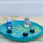 Totoro and friends leaf trinket dish