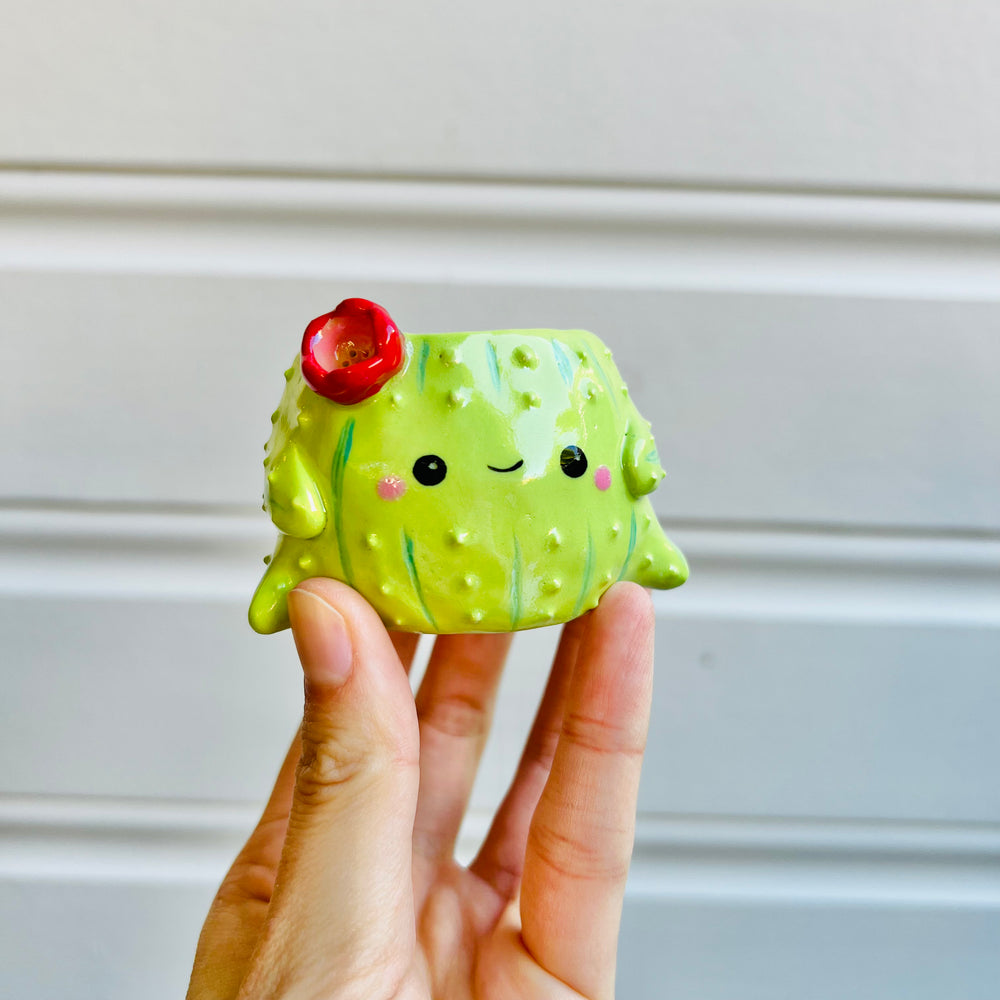 MINIS Flowery cactus pot, photo 1 of 5