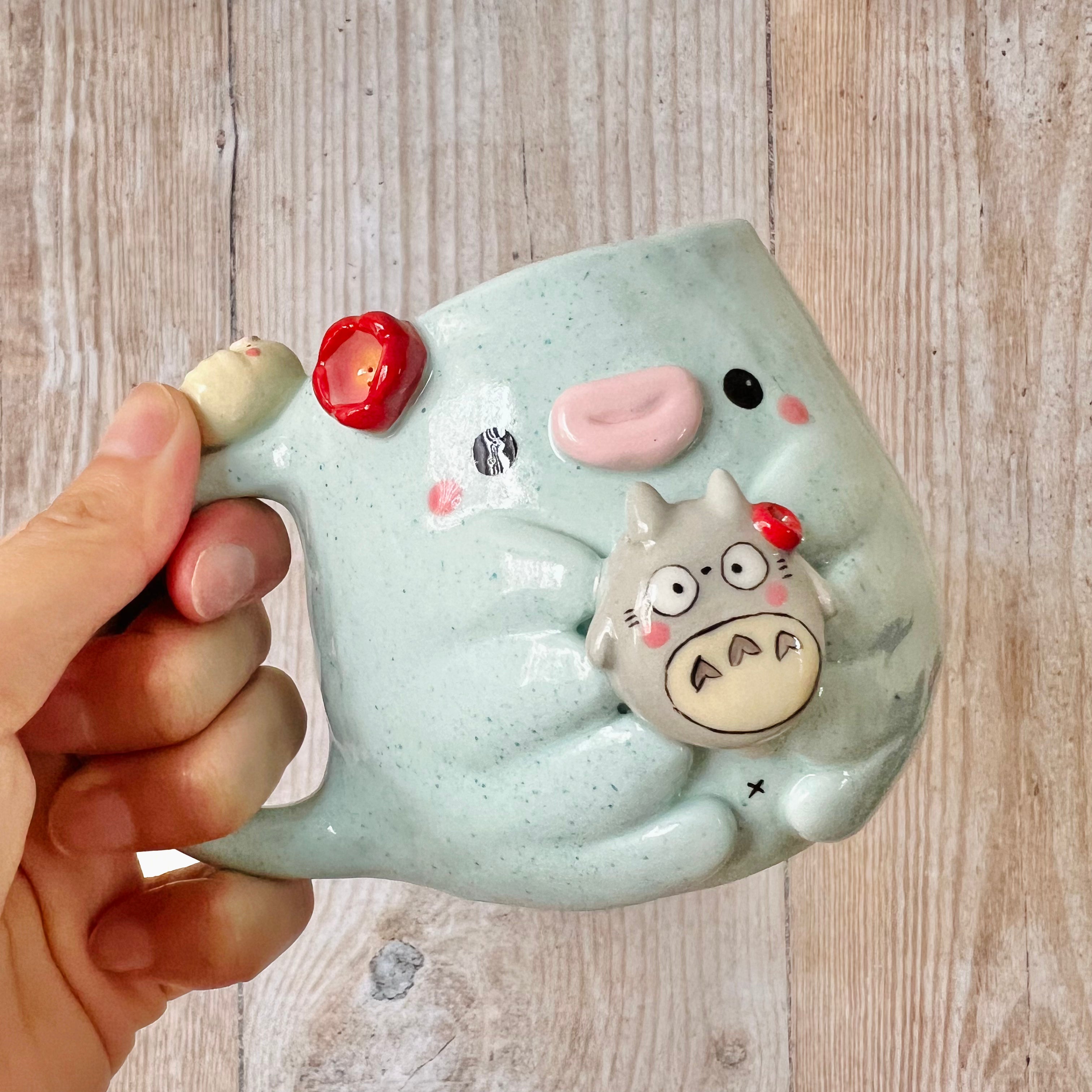 TARDIGRADE mug with Totoro friend