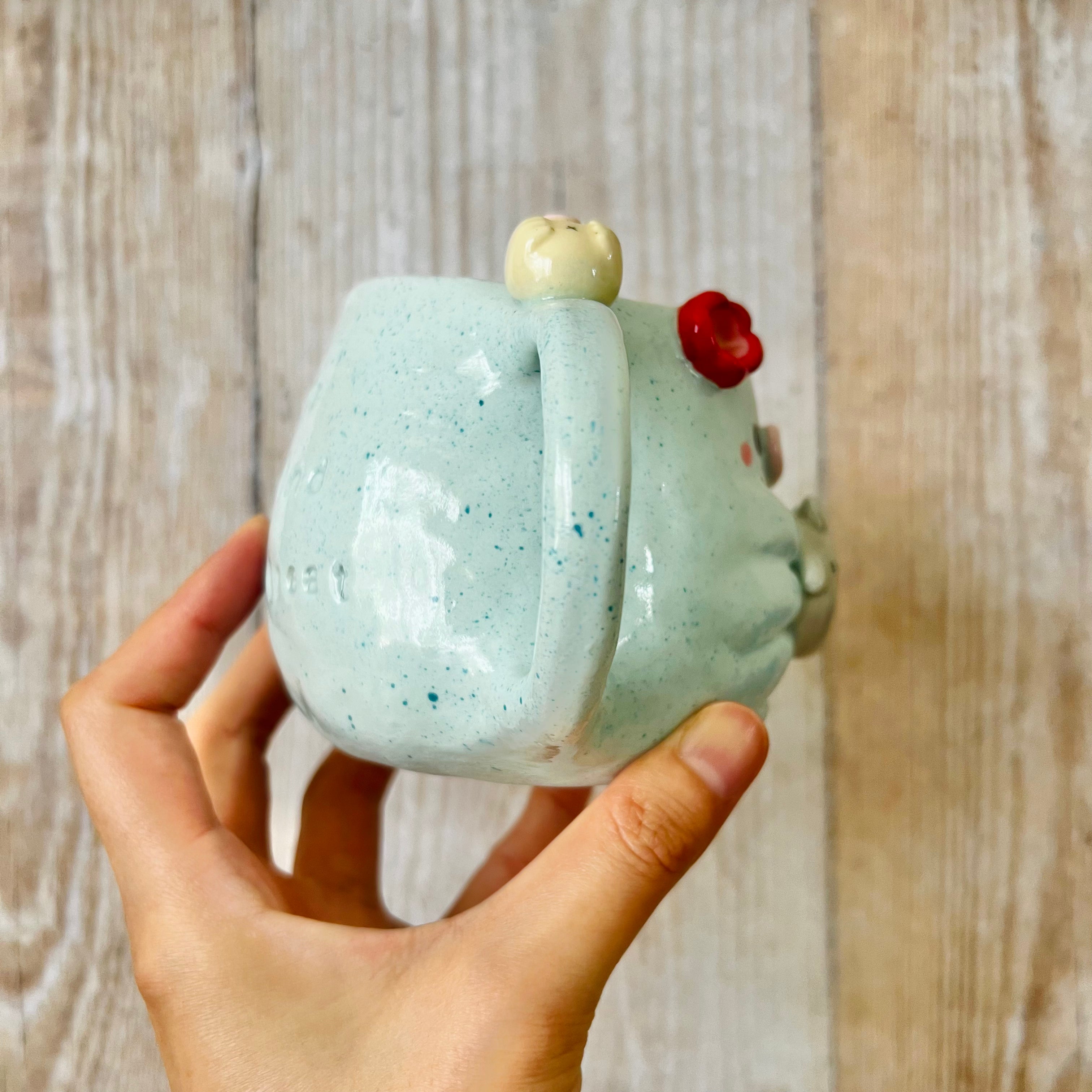 TARDIGRADE mug with Totoro friend