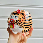 Flowery Tiger and mandarin friend with red packet mug