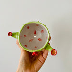 Flowery cactus pot