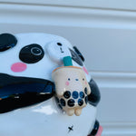 PRE ORDER: Panda with bubble tea planter