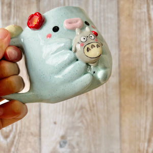 TARDIGRADE mug with Totoro friend