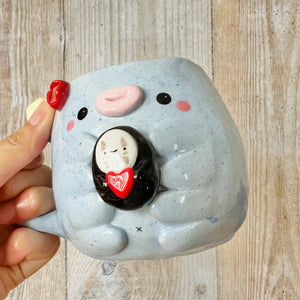 TARDIGRADE mug with No face friend