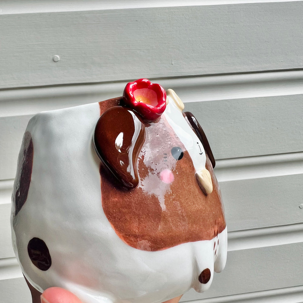 Flowery goat pot, photo 7 of 7