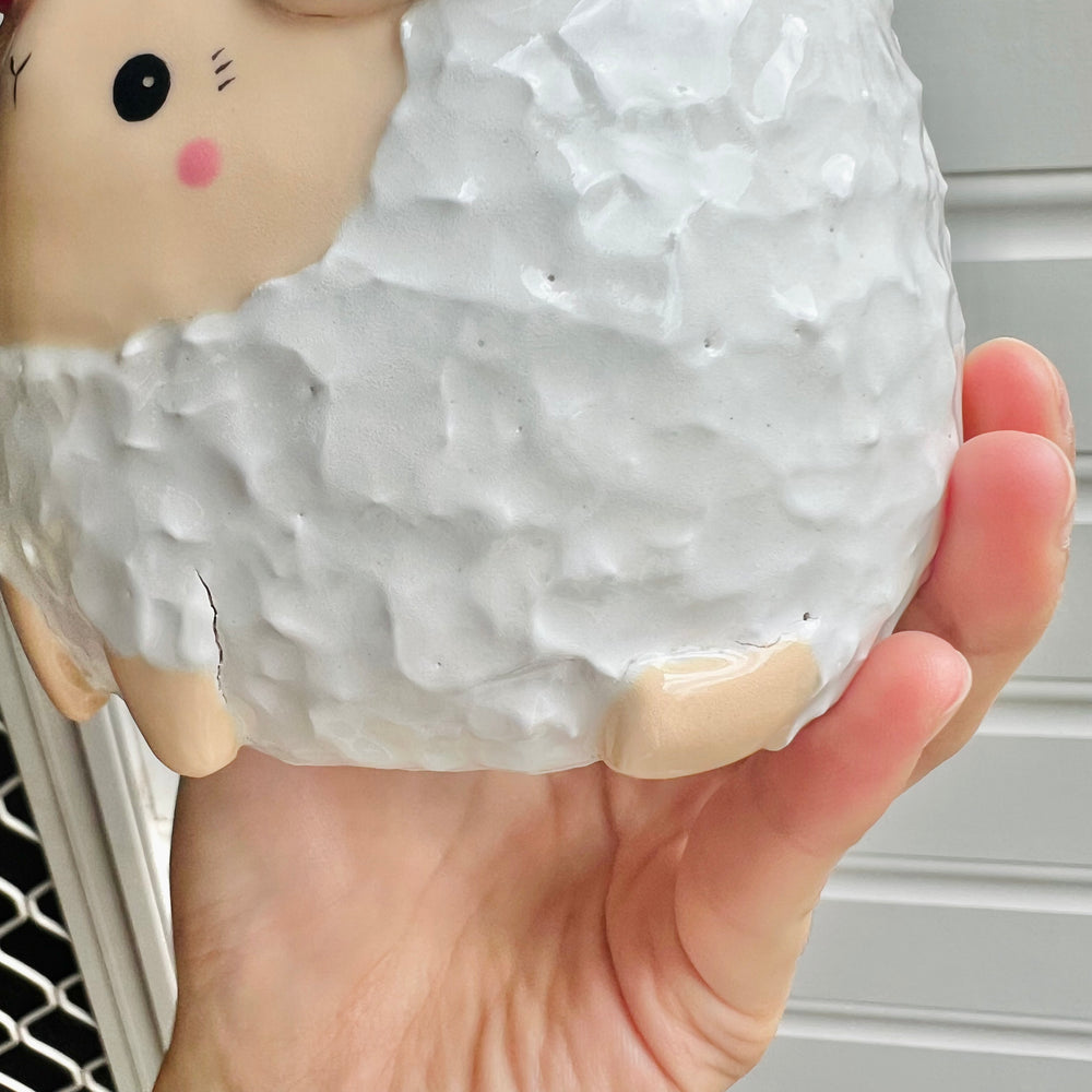 Flowery sheep pot, photo 10 of 10
