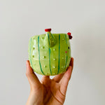 Flowery cactus pot